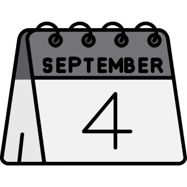 Takvim 1 Eylül simgesi