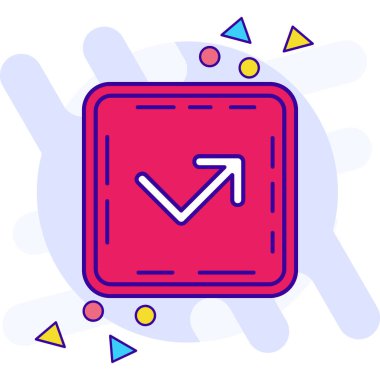 Renk web vektör simgesi