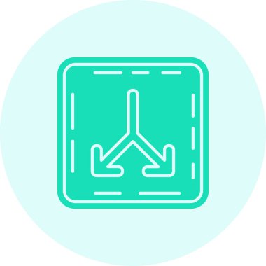 Beyaz arkaplanda taslak konum simgesi izole edildi. konum ya da harita işareti. vektör.