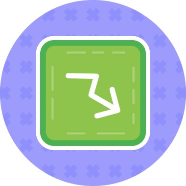 ok yönü simgesi doldurulmuş özet biçimi