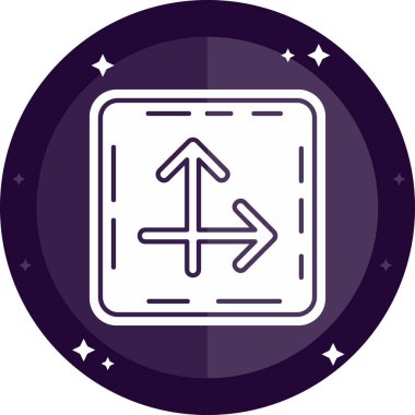 yol simgesi vektör illüstrasyonu