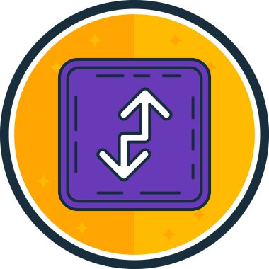 ok simgesi vektör illüstrasyonu