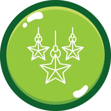 Noel süslemesi. Basit tasarım