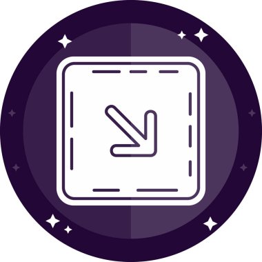 Modern simgenin vektör illüstrasyonu