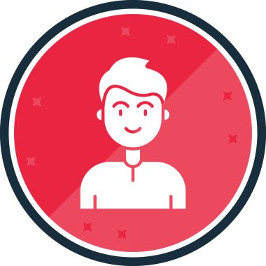 man simgesi vektör illüstrasyonu