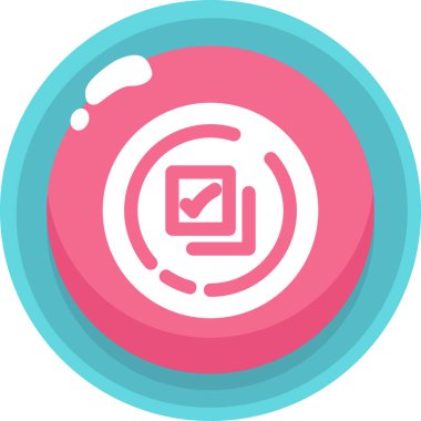 Pusula. Web simgesi basit illüstrasyon