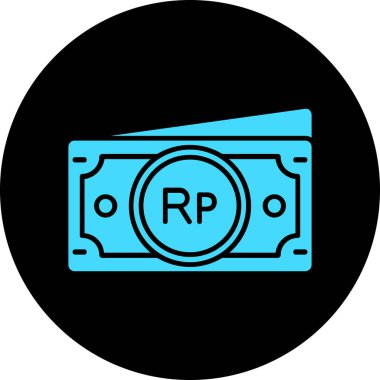 Para ve finans simgesinin vektör illüstrasyonu