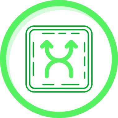 Modern bir simgenin vektör illüstrasyonu