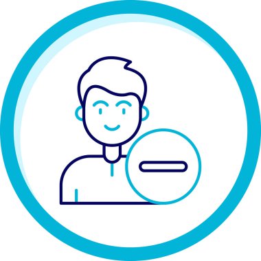 Dizüstü bilgisayarı olan adam, vektör çizimi