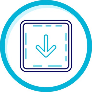 Ok. Web simgesi basit illüstrasyon