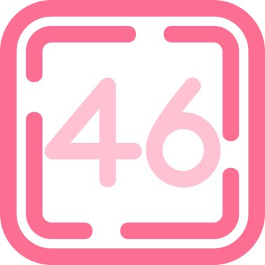 45 artı işaret simgesi, vektör illüstrasyonu