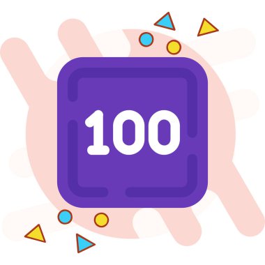 Vektörde bir numaralı simge