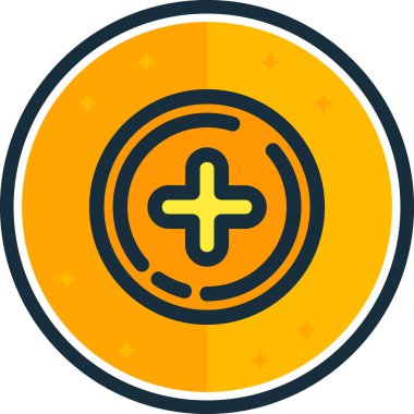 Bir simgenin vektör illüstrasyonu