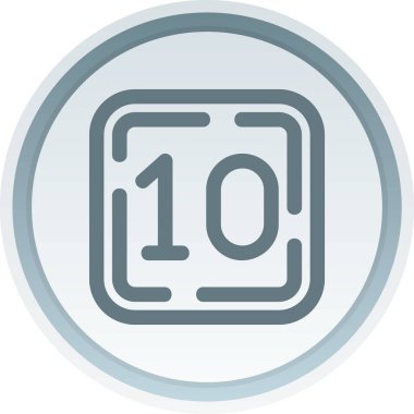 Beyaz arkaplanda bir numaralı etiket vektör tasarım çizimi