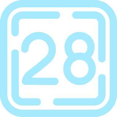 Takvim simgesi vektör illüstrasyonu