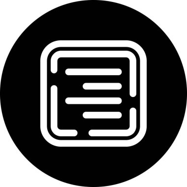 Modern bir simgenin vektör illüstrasyonu