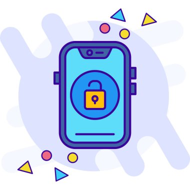 mobil uygulama simgesi vektör illüstrasyonu