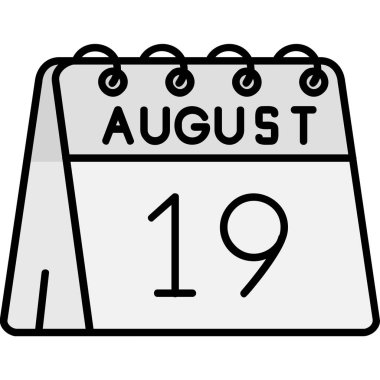 Takvim simgesi tasarımı, vektör illüstrasyonu