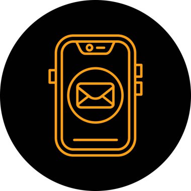 cep telefonu ikonu vektör illüstrasyonu