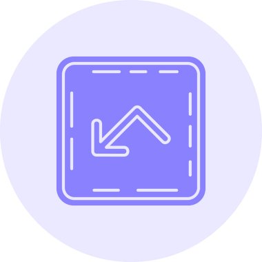 Harita. Web simgesi basit illüstrasyon