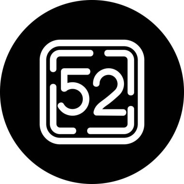 5 g simgesinin vektör illüstrasyonu