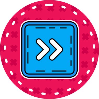 Bir oyun simgesinin vektör illüstrasyonu