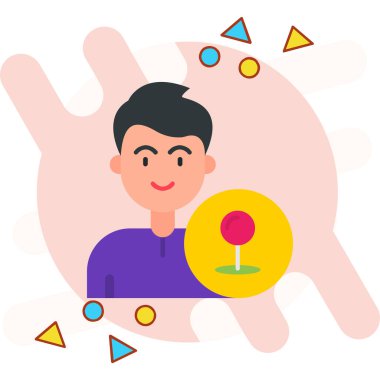 şarap ikonu vektör illüstrasyonu