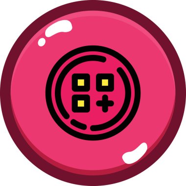 Kumarhane Web simgesi basit illüstrasyon