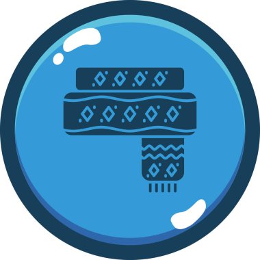 Geleneksel Çin madeni para simgesi - taslak biçimi