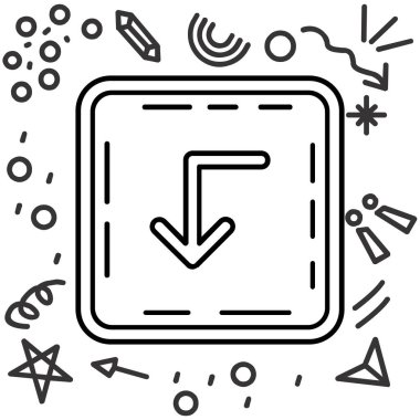 ok yönü ikon tasarım tasarım biçimi