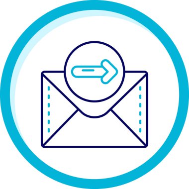 Zarf. Web simgesi basit illüstrasyon