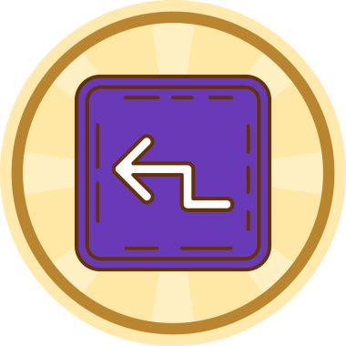 Modern bir simgenin vektör illüstrasyonu