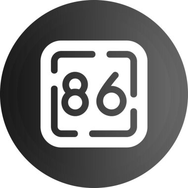 Modern b 'nin vektör illüstrasyonunda müziğin eksik simgesi