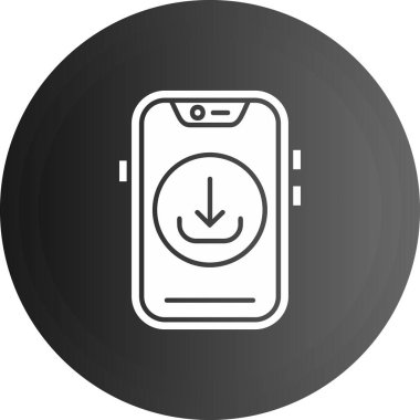 Akıllı saat simgesinin vektör çizimi