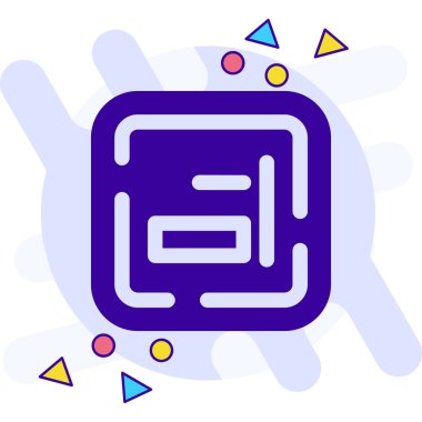 Japonya simgesinin siyah bayrağı beyaz arkaplanda izole edilmiş. Japon bayrağı sembolü. Japonya toprakları. mor kare rastgele düğme. vektör illüstrasyonu