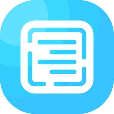 Belge. Web simgesi basit illüstrasyon