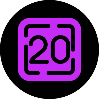 Seo simgesinin vektör illüstrasyonu