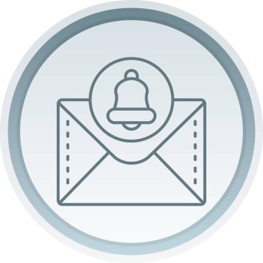 zarf simgesi, vektör çizimi