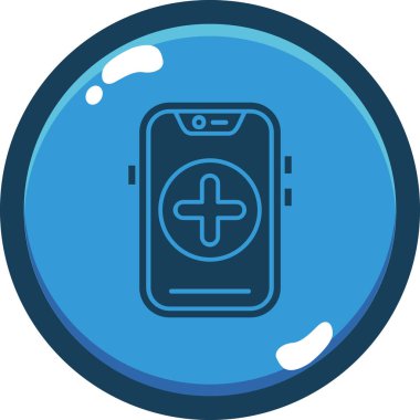 cep telefonu simgesi. vektör illüstrasyonu