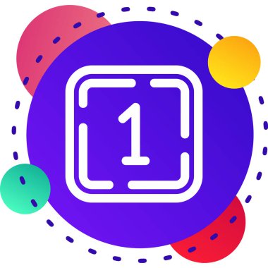 renk çizgisi, beyaz arkaplanda izole edilmiş kart simgesi oynuyor. Kumarhane. Soyut çember rastgele şekiller. vektör.