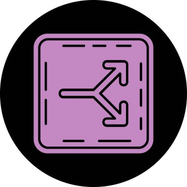 Yön vektör simge işareti simge vektör çizim kişisel ve ticari kullanım için..