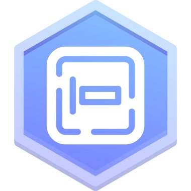 Modern bir simgenin vektör illüstrasyonu