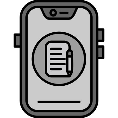 cep telefonu akıllı telefon teknolojisi simgesi