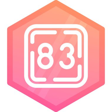 Modern bir simgenin vektör illüstrasyonu