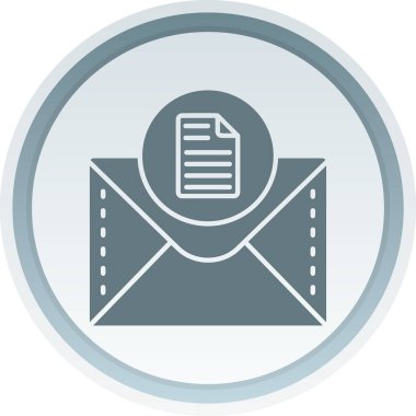 Kişisel ve ticari kullanım için e- posta vektör simgesi simgesi vektör çizimi..