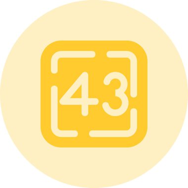 45 artı simge. vektör illüstrasyonu