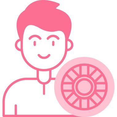 Hayranınım. Basit resimleme