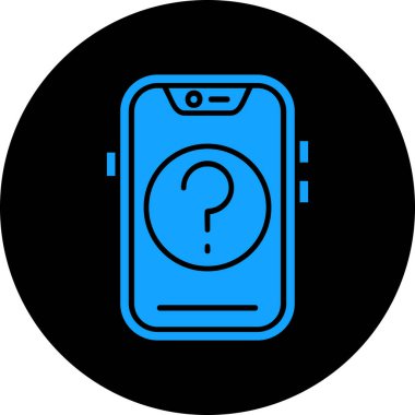 Smartphone Simgesi, vektör illüstrasyonu