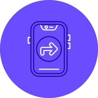 Telefon simgesinin vektör illüstrasyonu