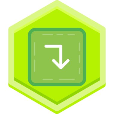 Yön oku. Basit tasarım